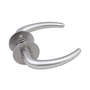 Dørgreb Coupe greb til brand- og facadedøre, børstet stål